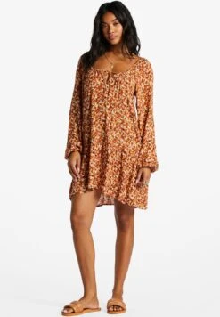Billabong Lucky You - Jurk - Brown -Billabong 04fe799c09994351ad2e8c0d2717ad6f
