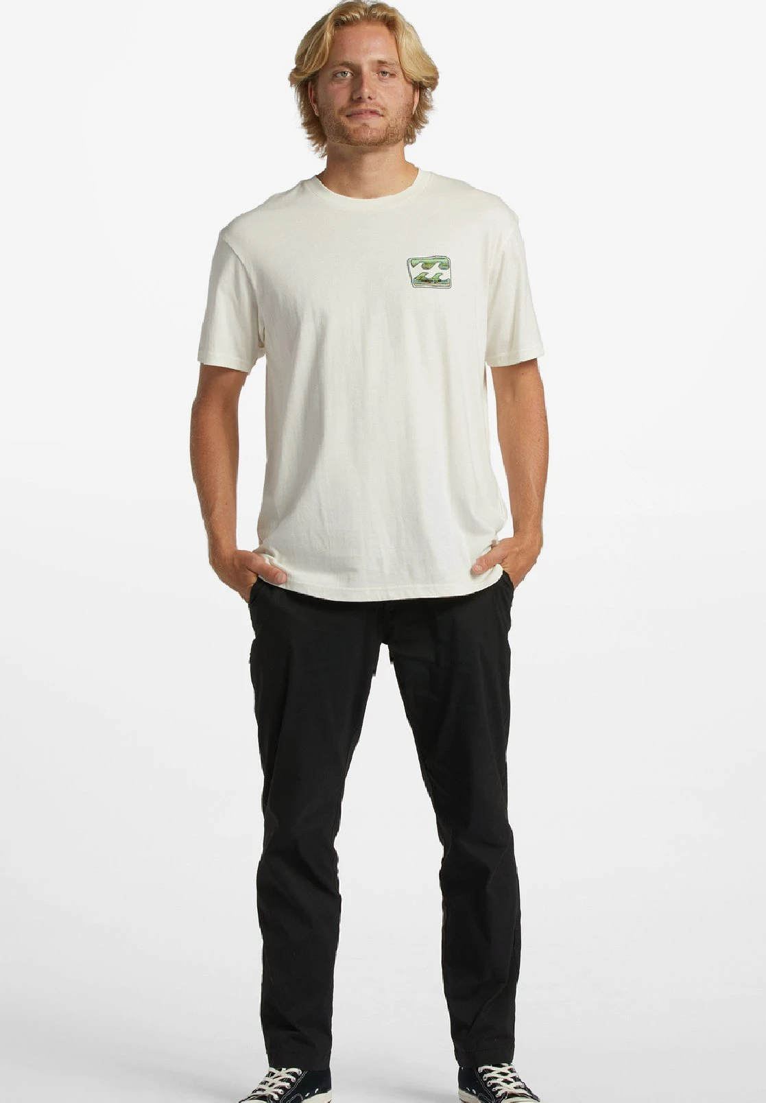 Billabong T-Shirt Print - Off White 4 Billabong T-Shirt Print - Off White - Afbeelding 2