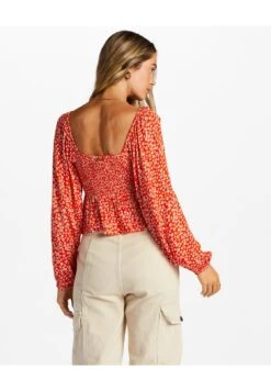 Billabong Your Fav - Crop - Blouse - Orange 9 Billabong Your Fav - Crop - Blouse - Orange -Billabong 0cd0b41a1f01485281b7600a37742d9a