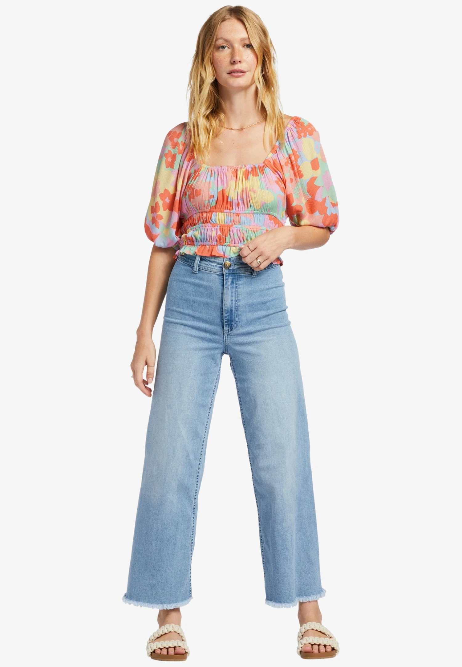 Billabong Keep Dreaming- Blouse - Peach Pie 4 Billabong Keep Dreaming- Blouse - Peach Pie - Afbeelding 2