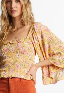 Billabong Be My BabeÀ Manches Cloche- Blouse - Golden Peach -Billabong 23675d96ba5d4bc9bb169f3cdb403a1b