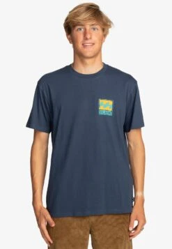 Billabong Stamp- T-Shirt Print - Blue -Billabong 23db600476404503b32cadb797fb4589