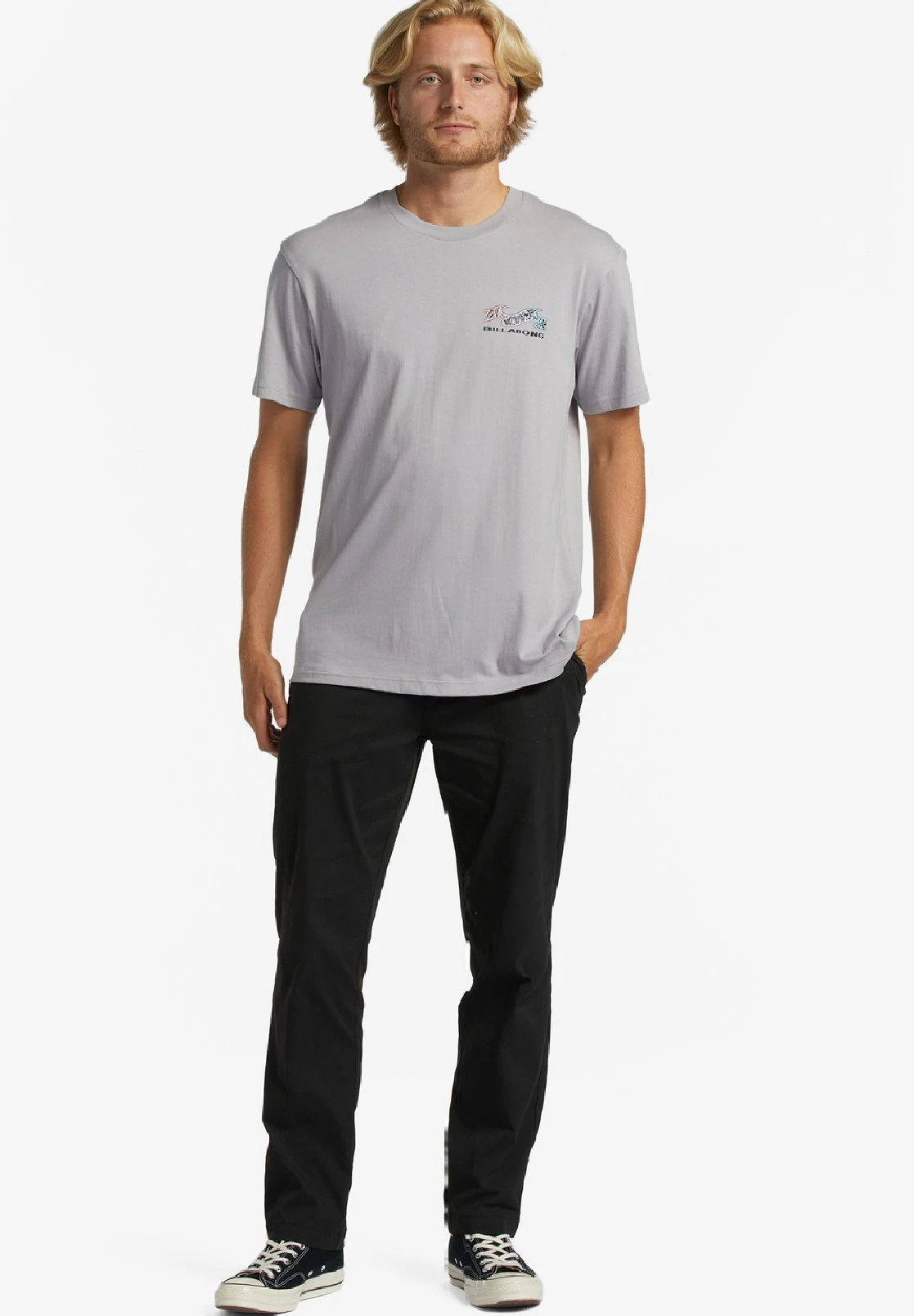 Billabong Segment - T-Shirt Print - Grey Violet 4 Billabong Segment - T-Shirt Print - Grey Violet - Afbeelding 2