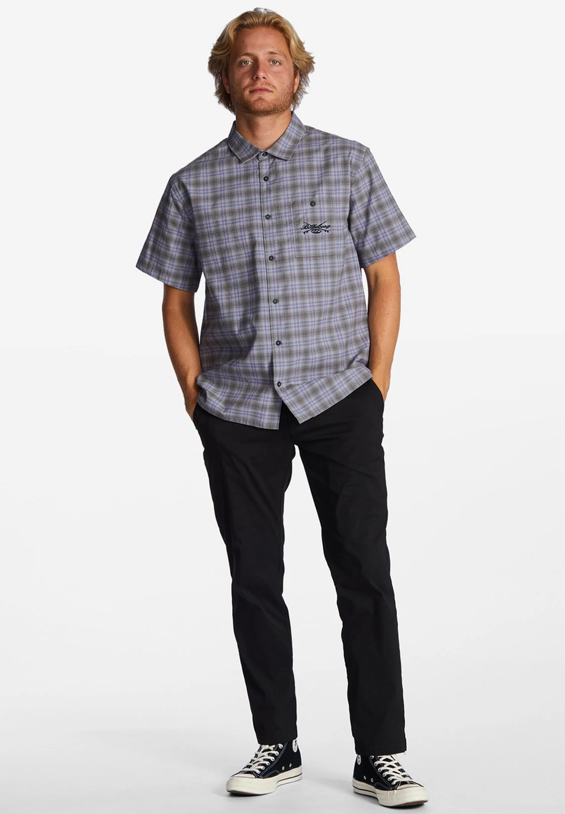 Billabong Daybreak - Kurzarmhemd Abywt00229 - Overhemd - Dusty Grape 4 Billabong Daybreak - Kurzarmhemd Abywt00229 - Overhemd - Dusty Grape - Afbeelding 2