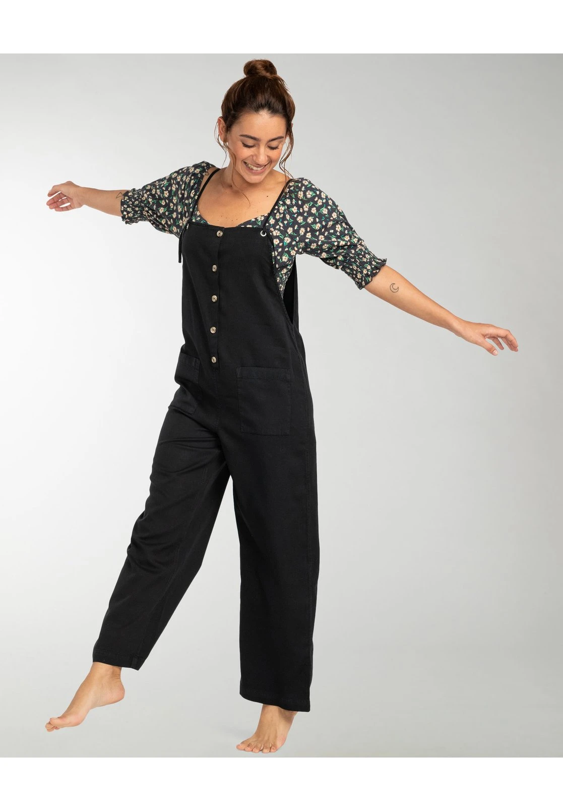 Billabong Beach Cruiser - Salopette - Femme - Tuinbroek - Black 4 Billabong Beach Cruiser - Salopette - Femme - Tuinbroek - Black - Afbeelding 2