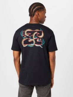 Billabong T-shirts Shirt VIBORA Heren Zwart -Billabong 41a688b43bd2cbbdf3f93993a5e13fe7