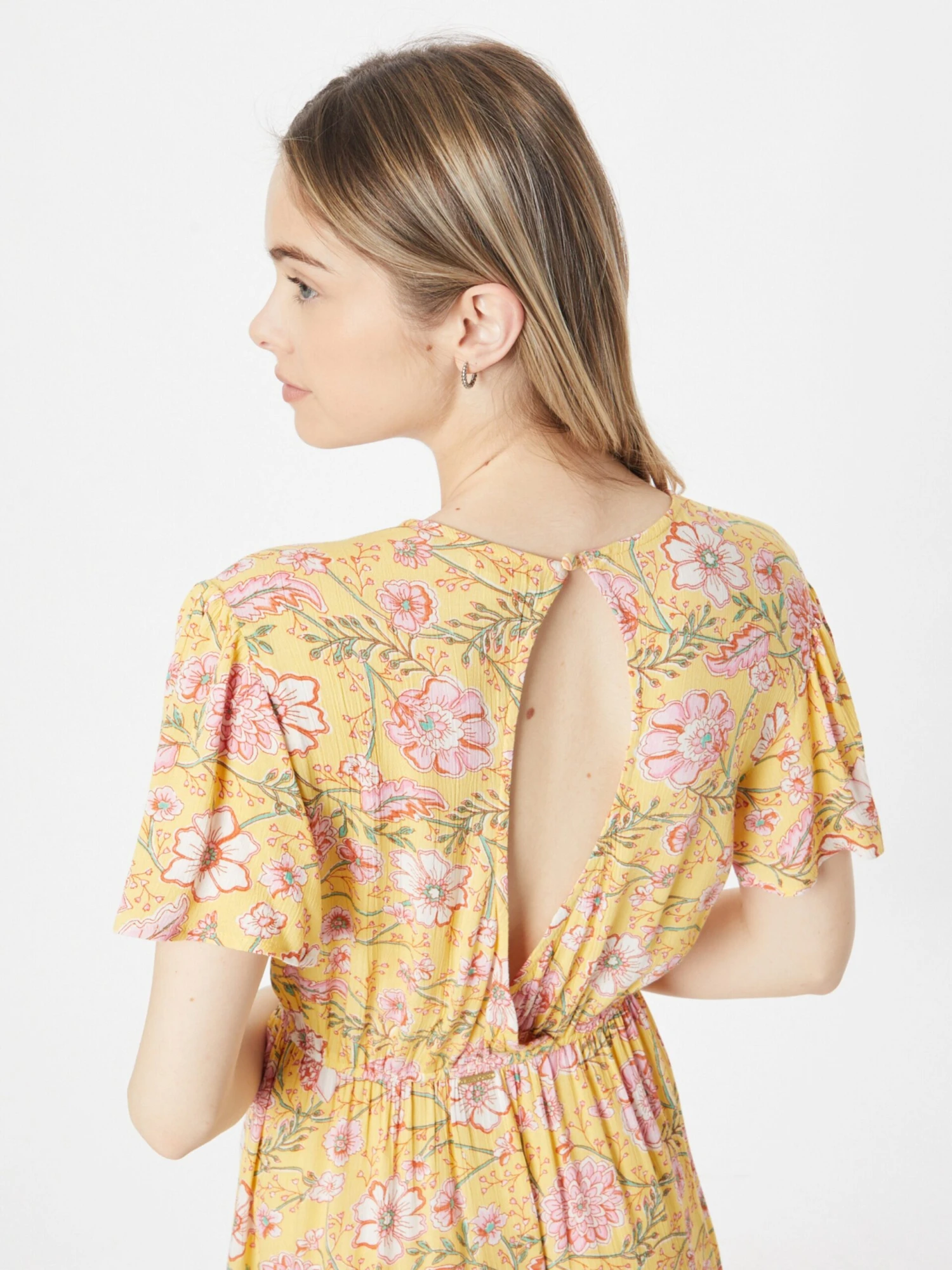 Billabong Mini Jurken Jurk Dames Perzik 4 Billabong Mini Jurken Jurk Dames Perzik - Afbeelding 2