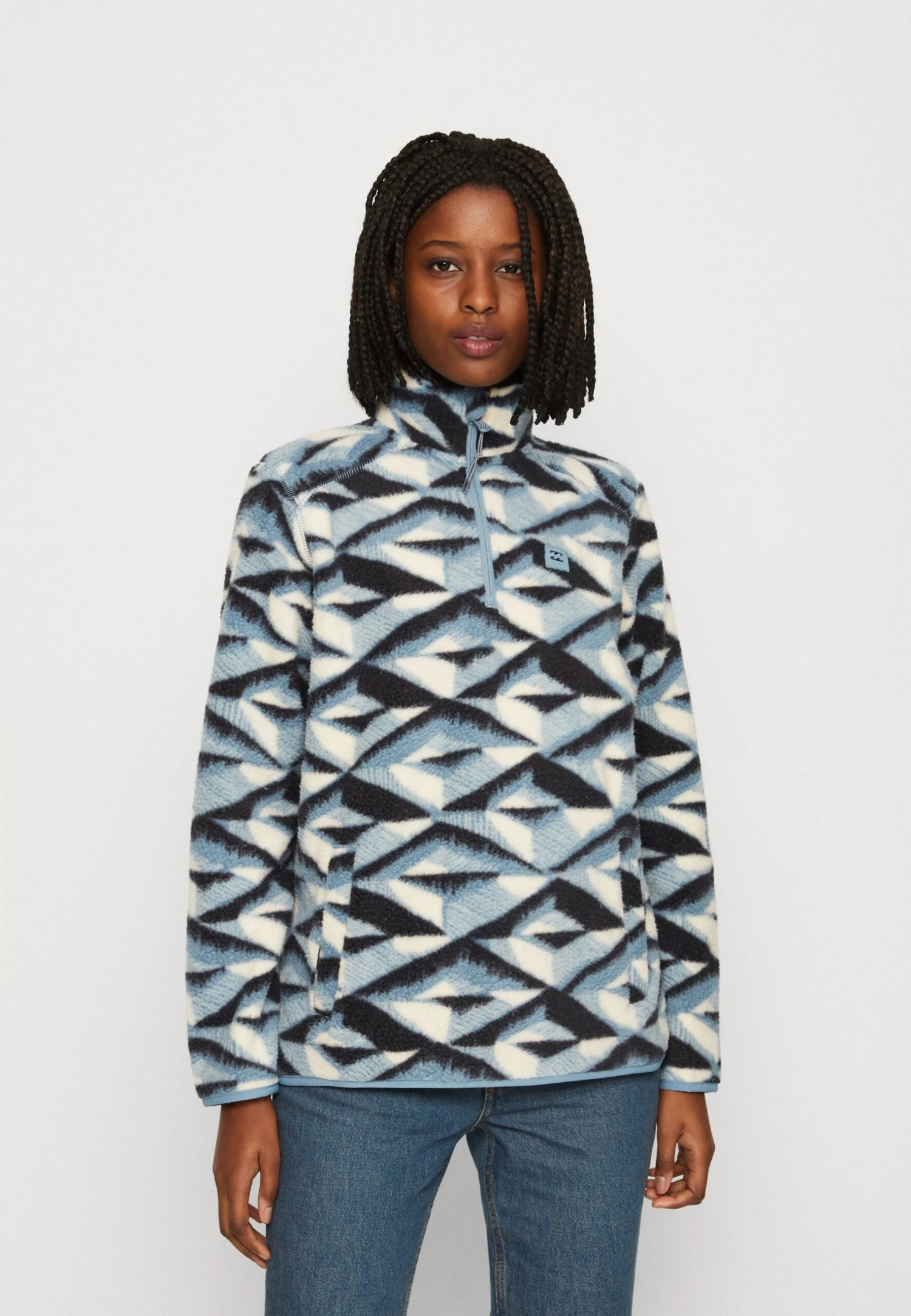 Billabong Boundary Mock - Fleece Trui - Blue Horizon 3 Billabong Boundary Mock - Fleece Trui - Blue Horizon