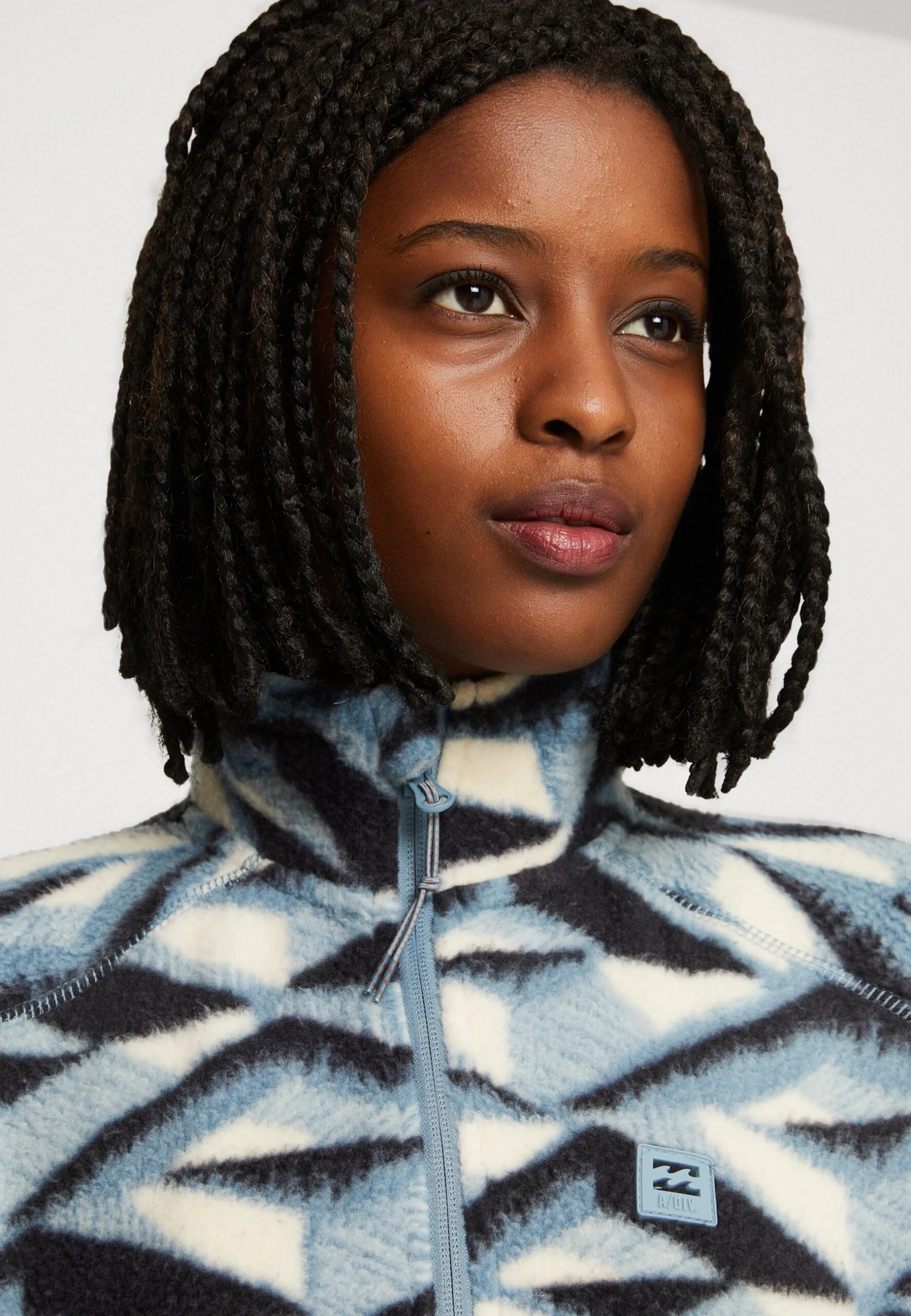 Billabong Boundary Mock - Fleece Trui - Blue Horizon 6 Billabong Boundary Mock - Fleece Trui - Blue Horizon - Afbeelding 4