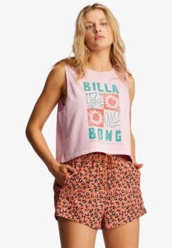 Billabong Tank - Top - Pink Trails