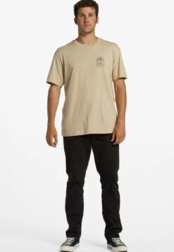 Billabong T-Shirt Print - Fossil -Billabong 600585be172240c881cf0447cf2b8cc1