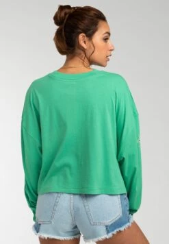 Billabong Beach Boyfriend Crop - Longsleeve - Sweet Grass -Billabong 67a1637dafa64fb1862bfb777a9a4688