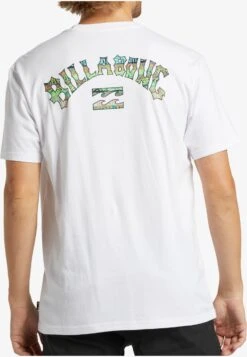 Billabong Arch Fill - T-Shirt Print - White