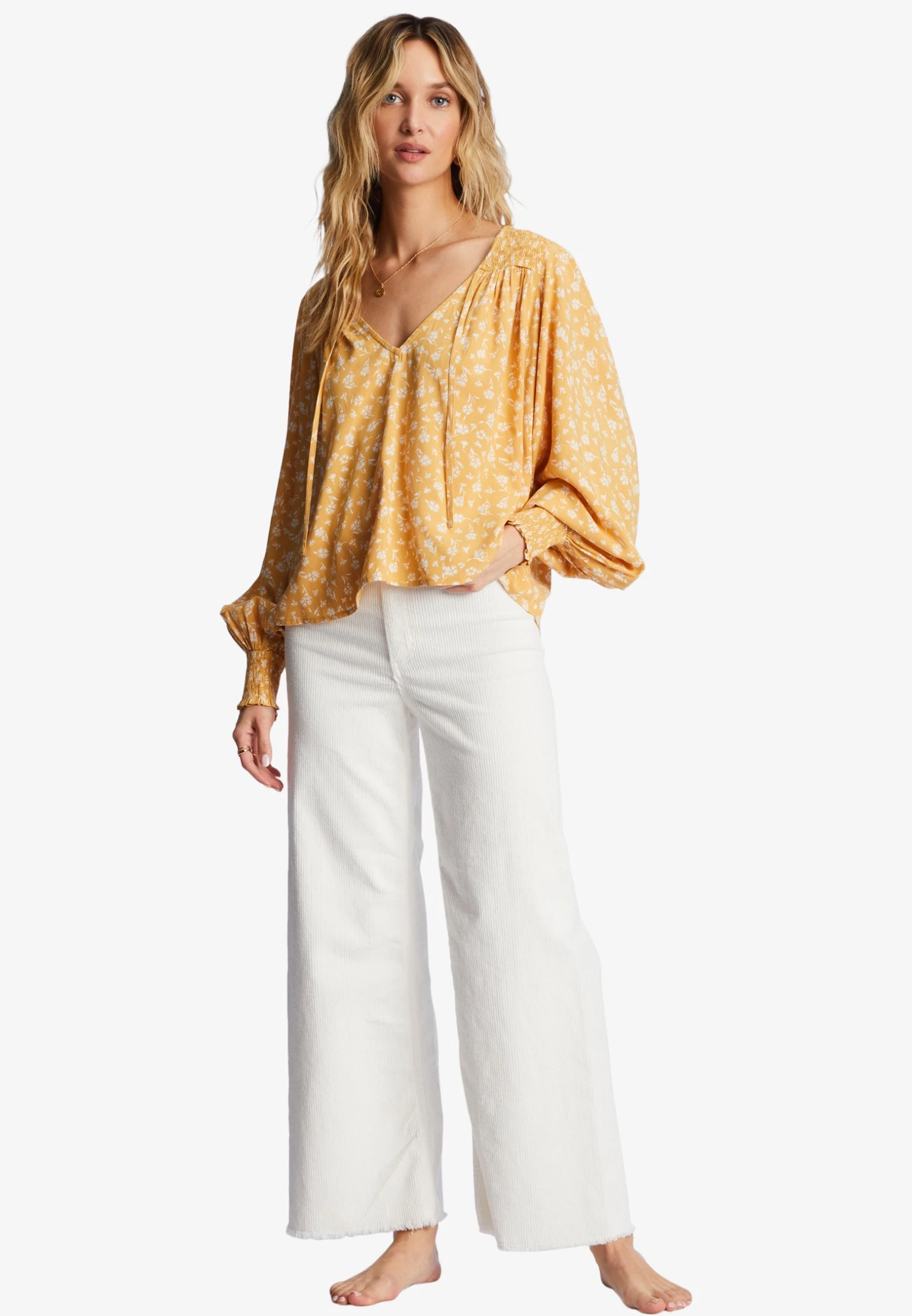 Billabong Late Night- Blouse - Goldie 4 Billabong Late Night- Blouse - Goldie - Afbeelding 2
