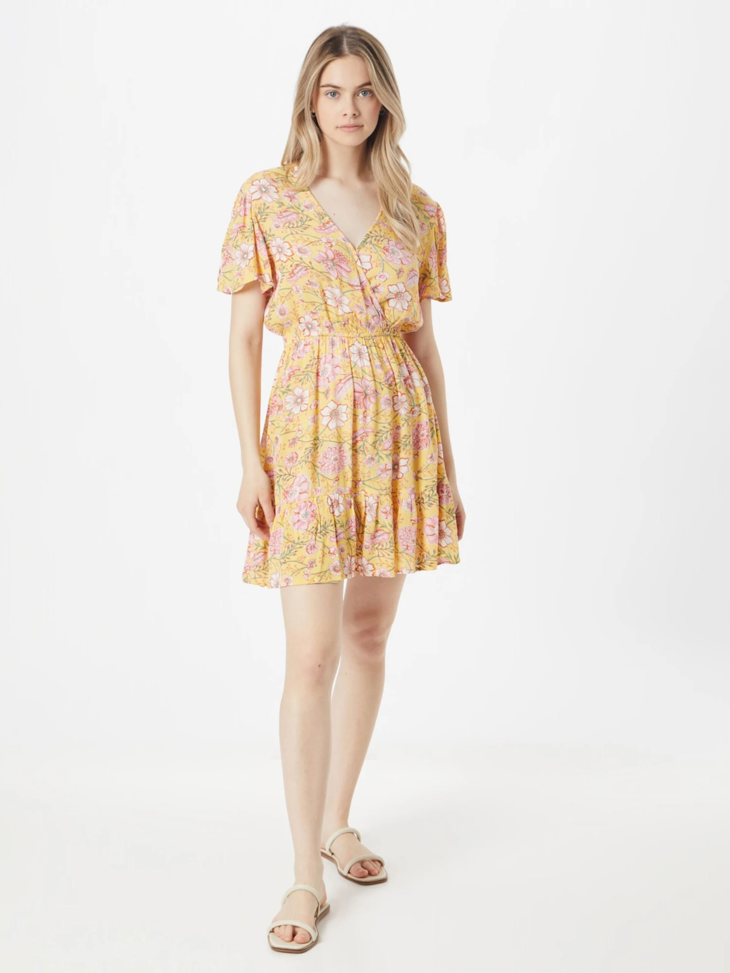 Billabong Mini Jurken Jurk Dames Perzik 5 Billabong Mini Jurken Jurk Dames Perzik - Afbeelding 3