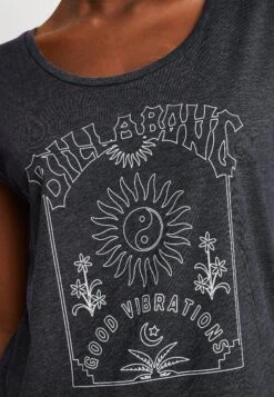 Billabong All Night - T-Shirt Print - Off Black -Billabong 79b3ba6e58bd4b2d926107c9aabaad21