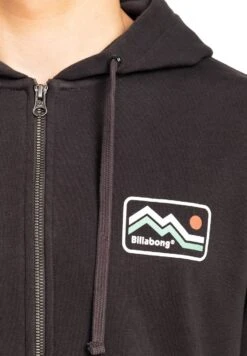 Billabong Sweater Met Rits - Washed Black -Billabong 7a38b0783ee84c5ebd355e8ce2de1159