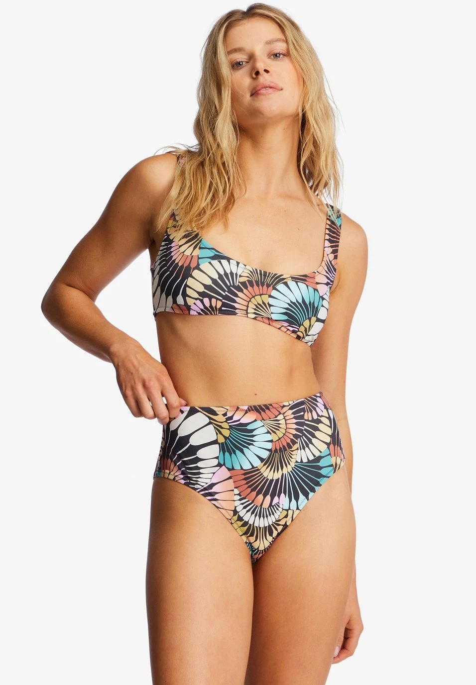 Billabong Bikinibroekje - Black Multi 3 Billabong Bikinibroekje - Black Multi
