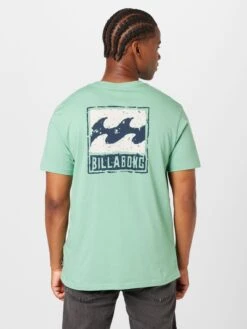 Billabong T-shirts Shirt STAMP Heren Mintgroen -Billabong 7e8ba0ebecc24dc6d43e995b52fe9064