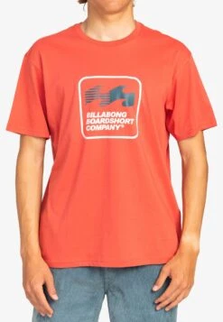 Billabong Swell - T-Shirt Print - Dark Coral