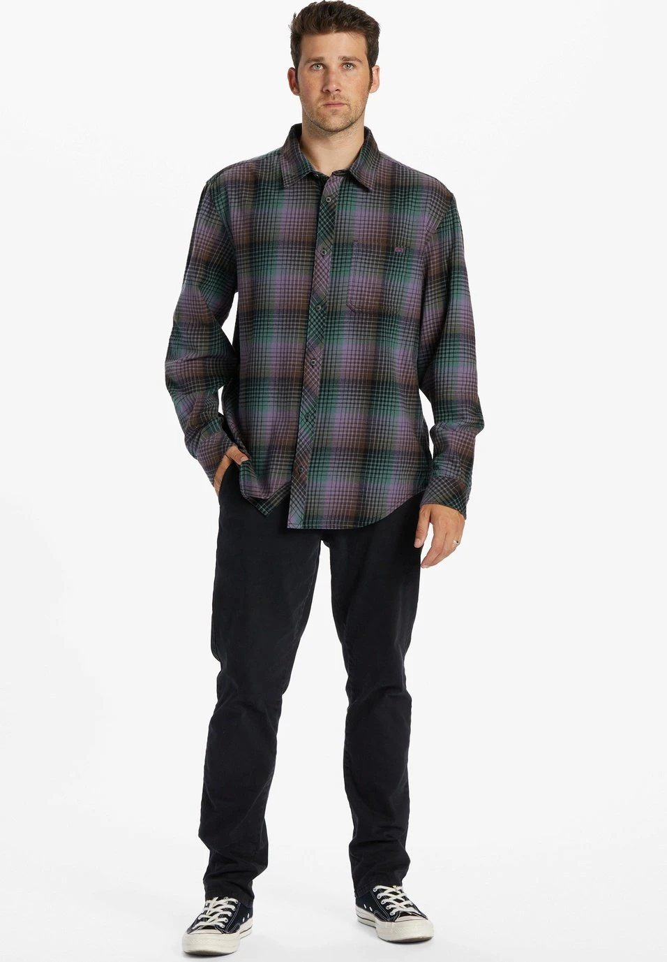 Billabong Coastline Manches Longues - Overhemd - Skw 4 Billabong Coastline Manches Longues - Overhemd - Skw - Afbeelding 2