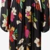 Billabong Maxi Jurken Jurk NIGHT BLOOM Dames Zwart -Billabong 8c4ab65b5a31e9c4dc8a0820250251d7