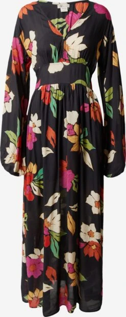 Billabong Maxi Jurken Jurk NIGHT BLOOM Dames Zwart