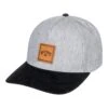 Billabong Stacked Snapback- Pet - Grey -Billabong 8dd6e50c3dd2497c8692a94d36185a54