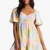 Billabong Be Mine - Jurk - White/Multi
