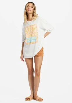 Billabong Sunrise To Sunset - T-Shirt Print - Salt Crystal