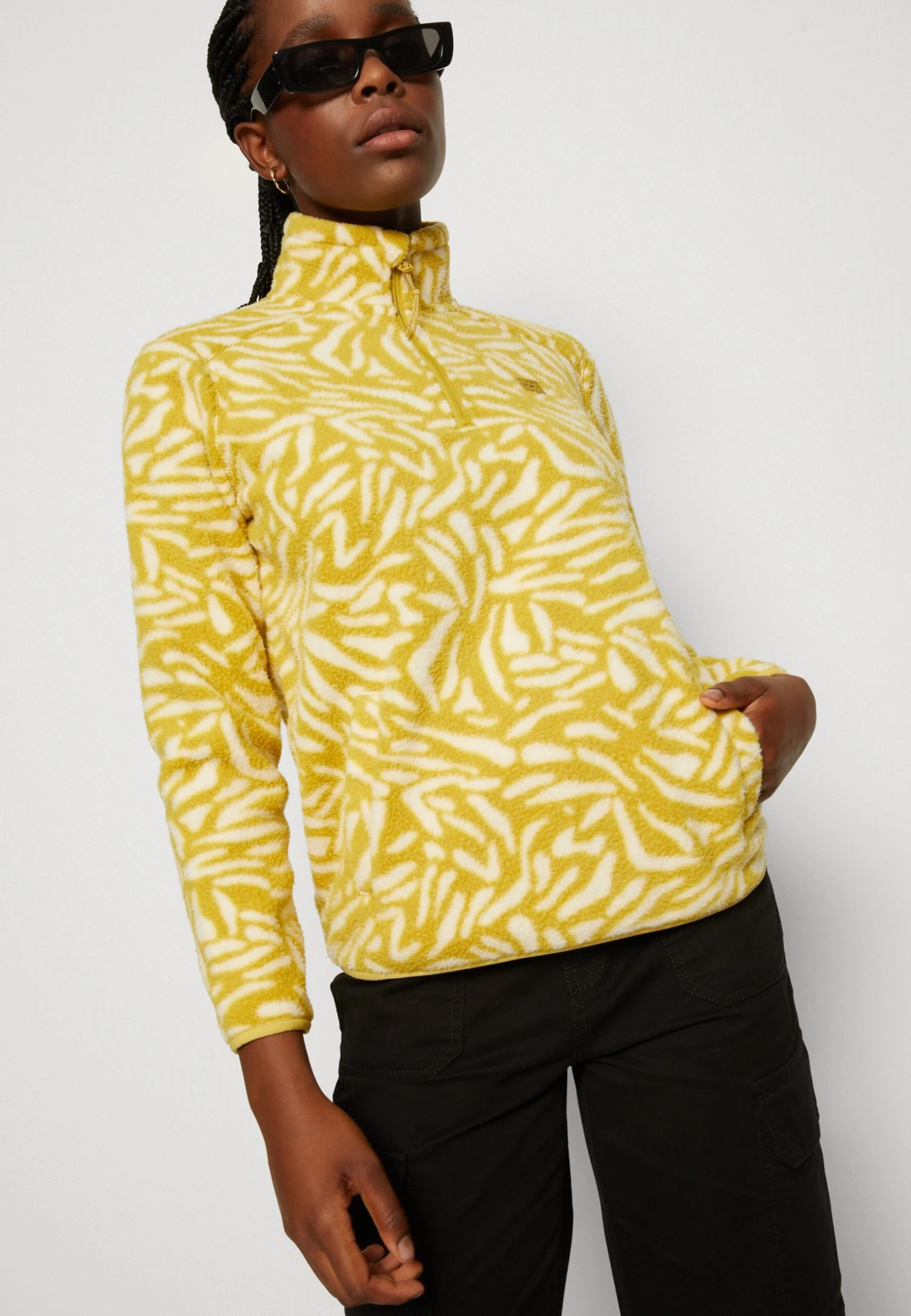 Billabong Boundary Mock - Fleece Trui - Fresh Moss 6 Billabong Boundary Mock - Fleece Trui - Fresh Moss - Afbeelding 4