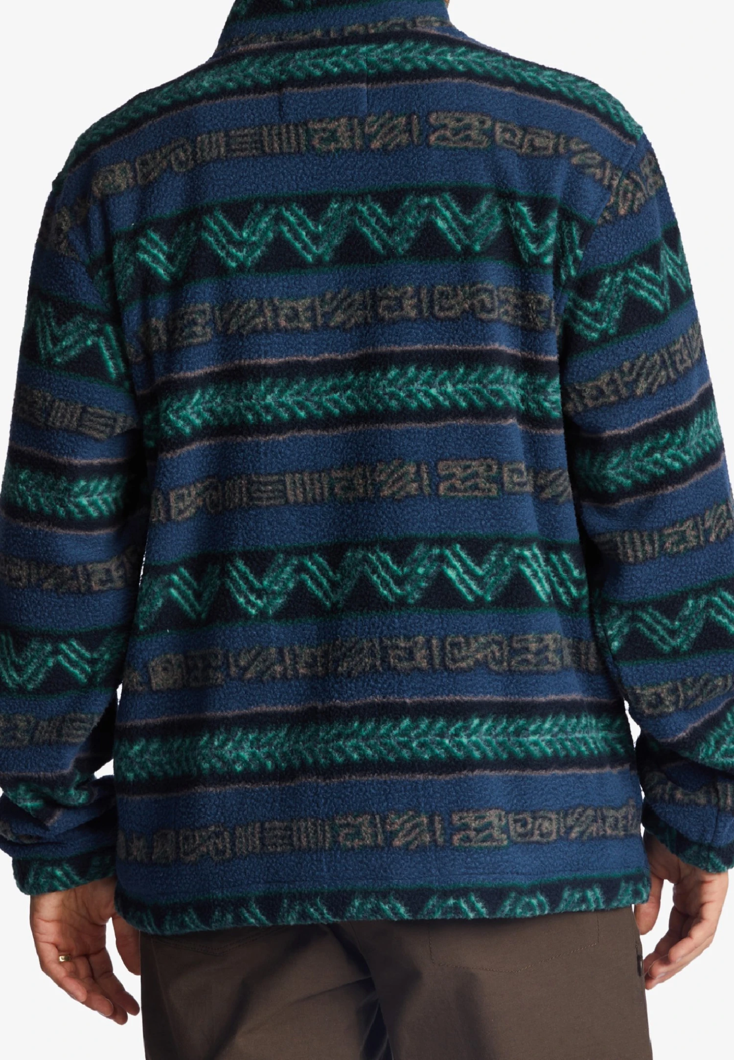 Billabong Boundary - Col Montant- Fleece Trui - Navy 5 Billabong Boundary - Col Montant- Fleece Trui - Navy - Afbeelding 3