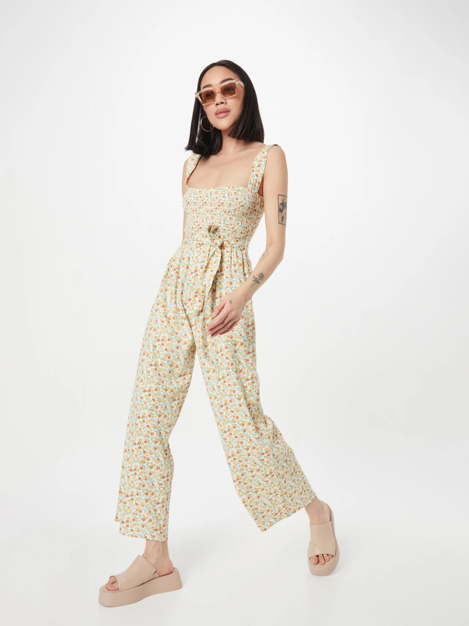 Billabong Lange Jumpsuits Jumpsuit DREAMER Dames Lichtgrijs 6 Billabong Lange Jumpsuits Jumpsuit DREAMER Dames Lichtgrijs - Afbeelding 5