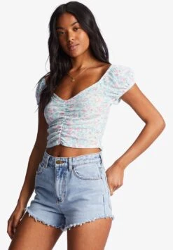 Billabong Pretty Sweet Crop- Blouse - Salt Crystal 11 Billabong Pretty Sweet Crop- Blouse - Salt Crystal -Billabong af4c7aad82c34b1999661043e01847df