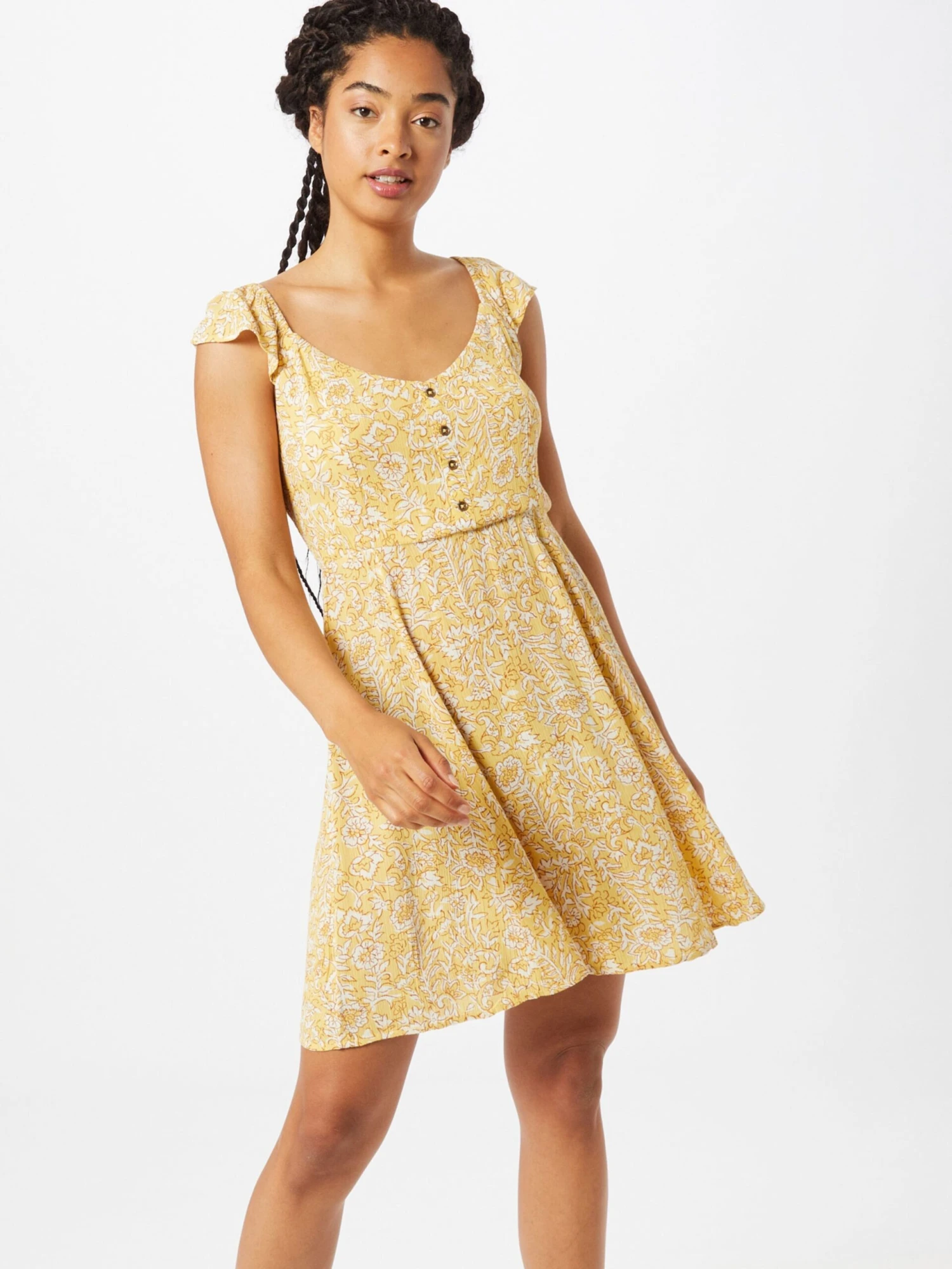 Billabong Zomerjurken Zomerjurk Forever Yours Dames Geel 4 Billabong Zomerjurken Zomerjurk Forever Yours Dames Geel - Afbeelding 2