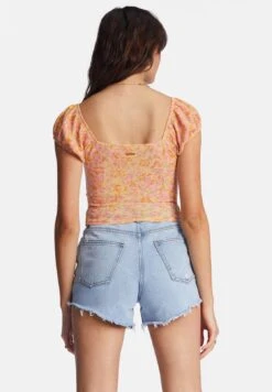 Billabong Pretty Sweet Crop- Blouse - Peach Punch 8 Billabong Pretty Sweet Crop- Blouse - Peach Punch -Billabong b73fbbfd3e6548378d91e8a41b93b96e