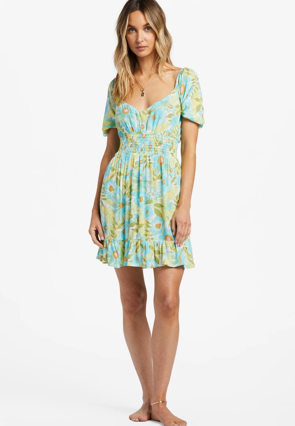 Billabong Something PrettyMini Für- Jurk - Ocean Eyes 4 Billabong Something PrettyMini Für- Jurk - Ocean Eyes - Afbeelding 2