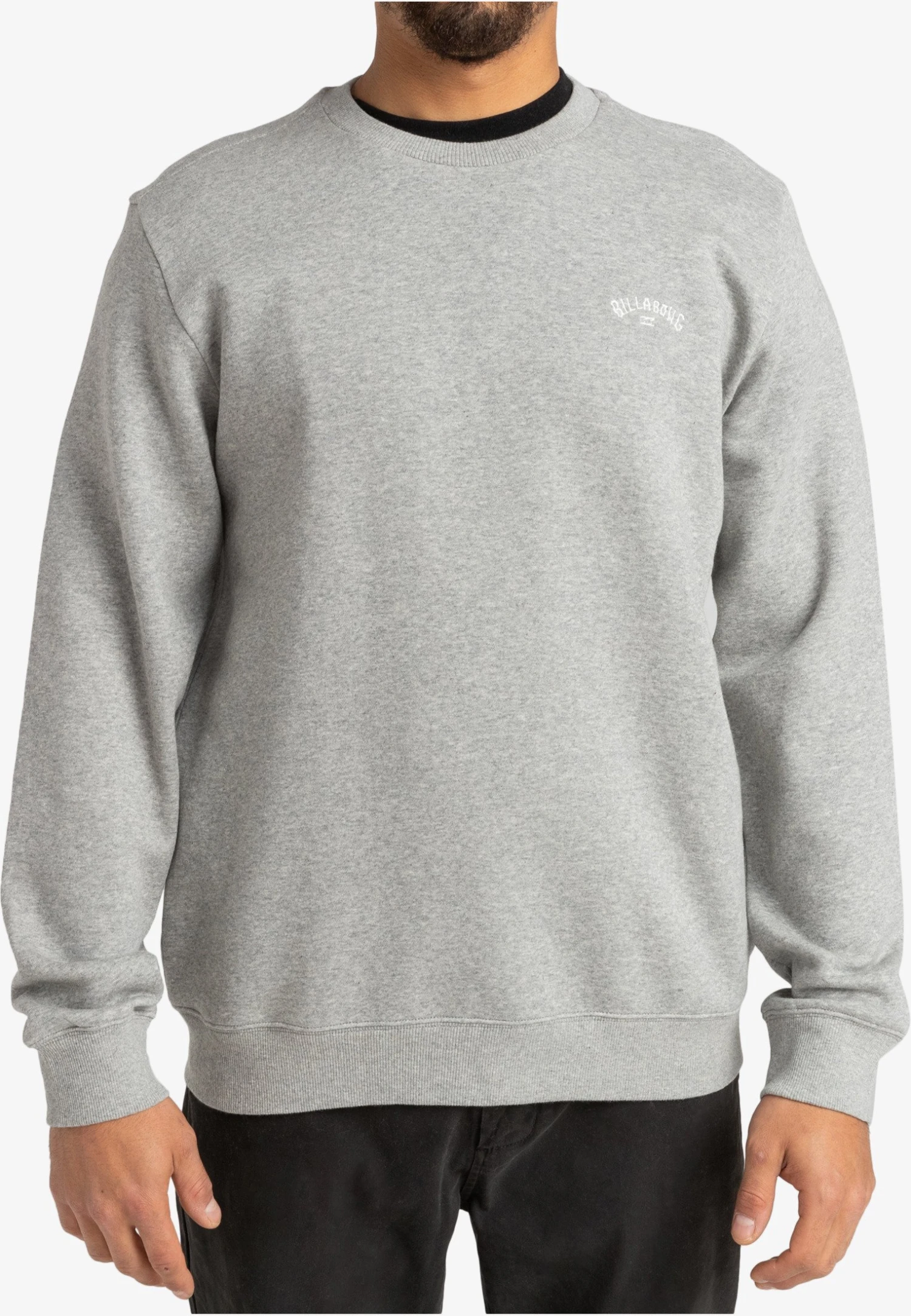 Billabong Arch Ebyft00103 - Sweater - Grey Heather 3 Billabong Arch Ebyft00103 - Sweater - Grey Heather