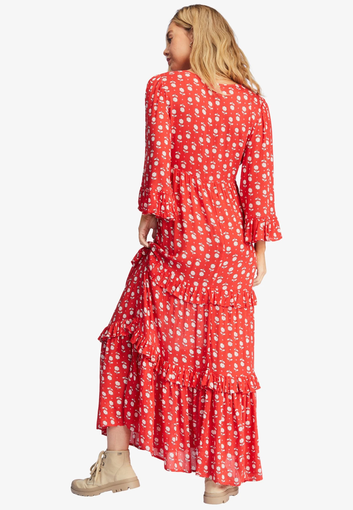 Billabong Maxi-Jurk - Red Magic 4 Billabong Maxi-Jurk - Red Magic - Afbeelding 2