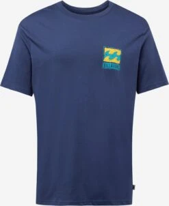 Billabong T-shirts Shirt STAMP Heren Marine / Hemelsblauw