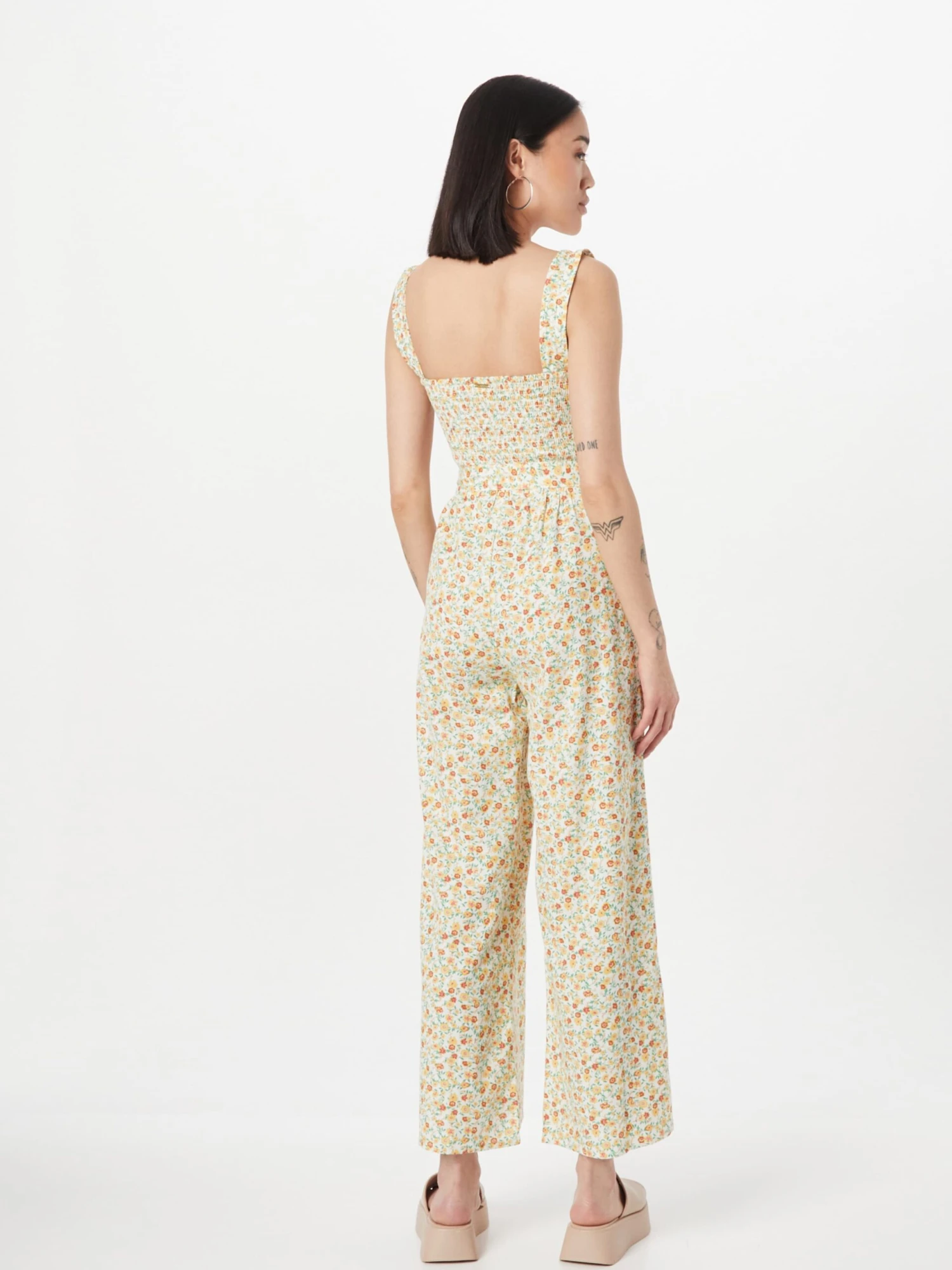 Billabong Lange Jumpsuits Jumpsuit DREAMER Dames Lichtgrijs 5 Billabong Lange Jumpsuits Jumpsuit DREAMER Dames Lichtgrijs - Afbeelding 4