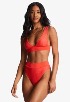 Billabong Up RemiMit Tiefem Au - Bikinitop - Bright Poppy