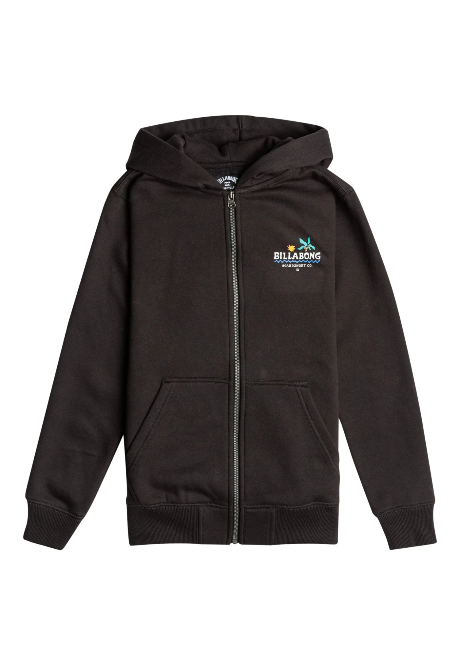 Billabong Lounge - Sweater Met Rits - Blk 4 Billabong Lounge - Sweater Met Rits - Blk - Afbeelding 2