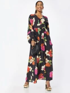 Billabong Maxi Jurken Jurk NIGHT BLOOM Dames Zwart -Billabong c81ac3a107de39af8a727c61ba1acdbb