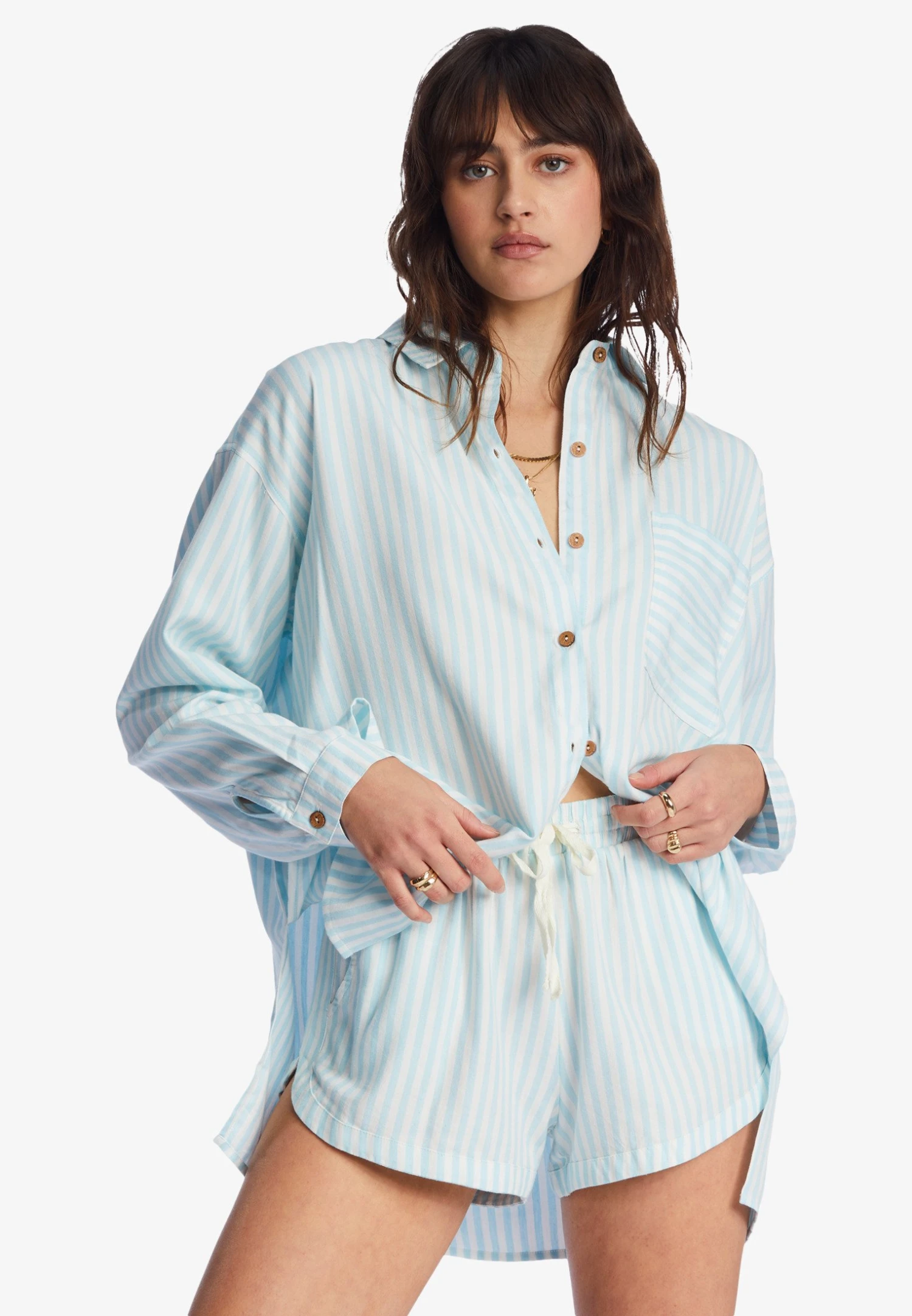 Billabong In The Tide Road Trippin Manches Longues - Overhemdblouse - Lit Skies 3 Billabong In The Tide Road Trippin Manches Longues - Overhemdblouse - Lit Skies