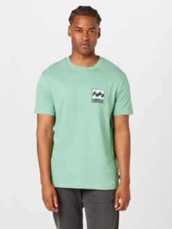 Billabong T-shirts Shirt STAMP Heren Mintgroen -Billabong e2537c57e466e7cd91e1bd57c32468ce