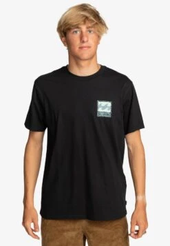 Billabong Stamp- T-Shirt Print - Blk -Billabong e613518a46c84e309173d940b6bfe98e