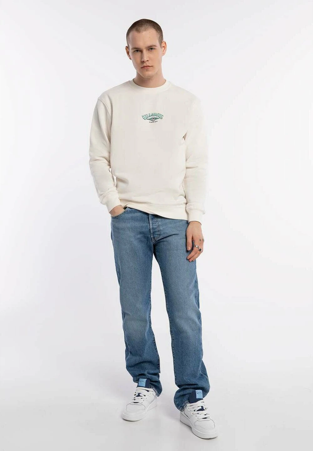 Billabong Short Sands M Otlr Ofw- Sweater - Biały 4 Billabong Short Sands M Otlr Ofw- Sweater - Biały - Afbeelding 2