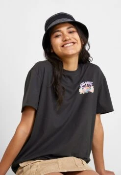 Billabong Bring Me Back - T-Shirt Print - Off Black