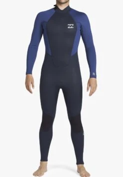 Billabong 5/4Mm Intruder - Combinaison De Surf Back Zip - Wetsuit - Navy